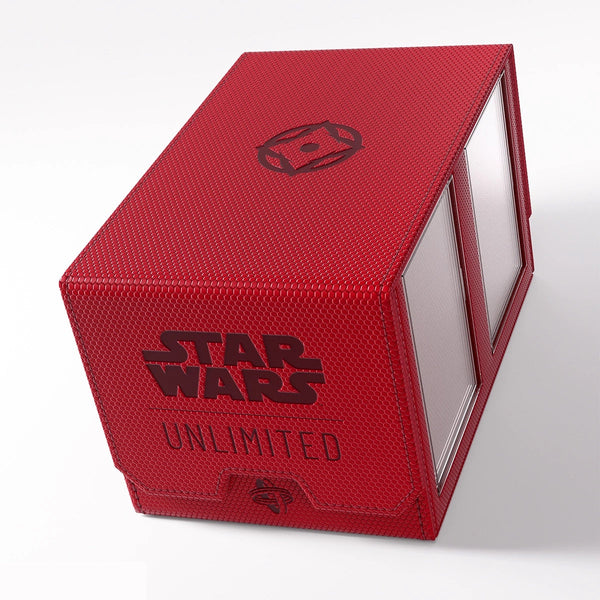 Gamegenic - Star Wars: Unlimited - Double Deck Pod - Estuche para tarjetas - Rojo