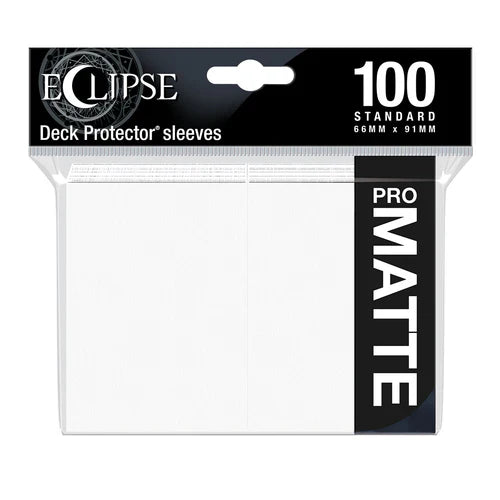 Ultra PRO - Micas Eclipse Matte STND ARCTIC WHITE (100)