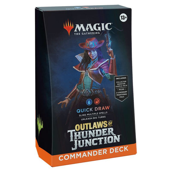 Magic MTG - Outlaws of Thunder Junction - Commander Deck: Quick Draw (Inglés) - Magic: The Gathering