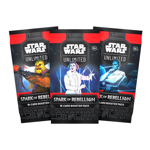 Fantasy Flight Games - Star Wars: Unlimited - Spark of Rebellion Booster Sobre (Inglés) - 16 cartas