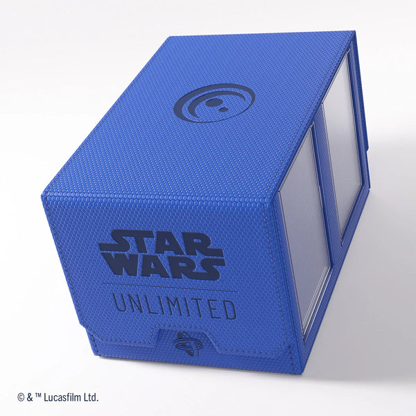 Gamegenic - Star Wars: Unlimited - Double Deck Pod - Estuche para tarjetas - Azul