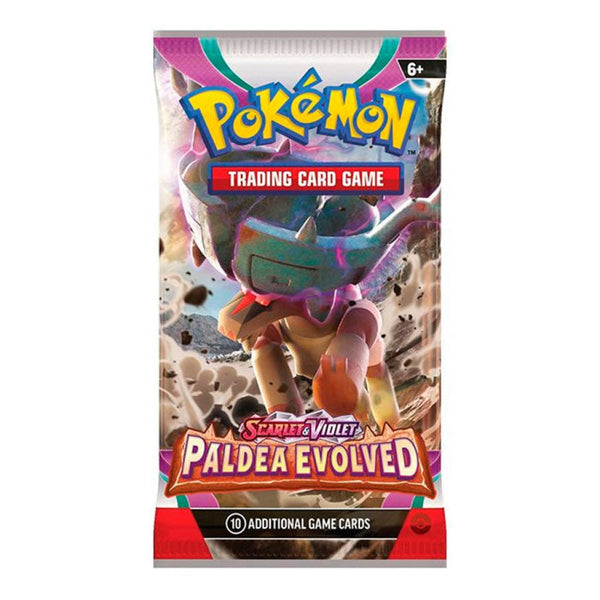 Pokémon Tcg: Paldea Evolved - Sobre Con 10 Cartas Inglés En Existencia