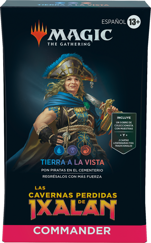 Magic MTG - Commander - Las Cavernas Perdidas de Ixalan - Tierra a la Vista (Español)